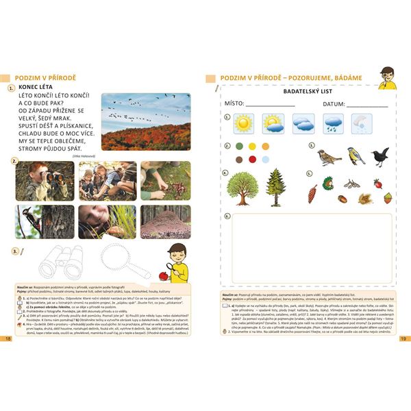 Člověk a jeho svět 1 - Bádáme s Emou a Tomem - pracovní učebnice