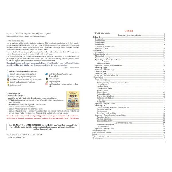 Dějepis 6 - Pravěk, starověk - učebnice, Čtení s porozuměním