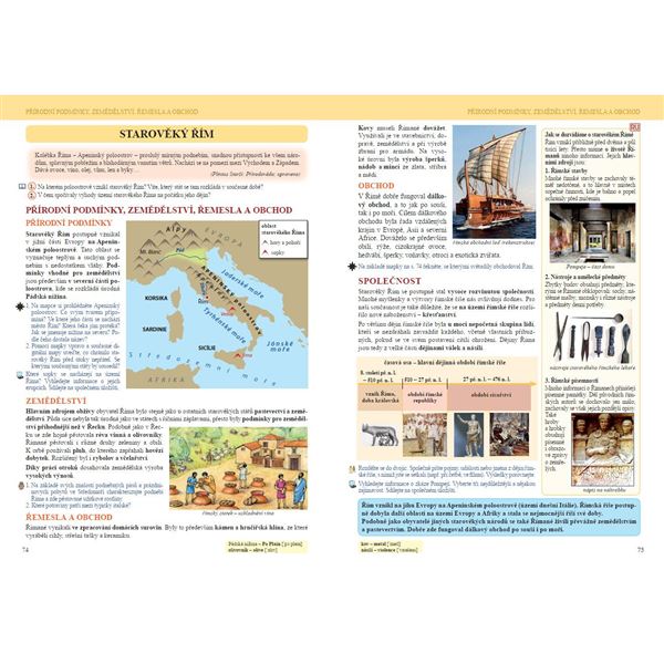 Dějepis 6 - Pravěk, starověk - učebnice, Čtení s porozuměním