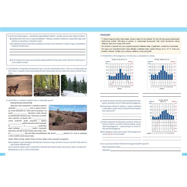 Geografie 6- Geografické myšlení - pracovní učebnice