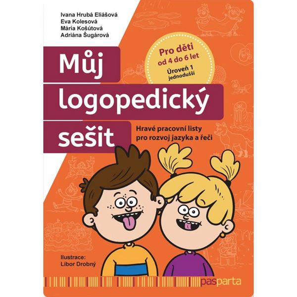 Můj logopedický sešit: Úroveň 1 – jednodušší 