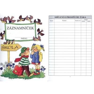 Záznamníček 1., 2., 3. třída - A5