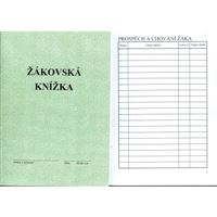 Žákovská knížka - zelená (1.a 2.st.)  A5
