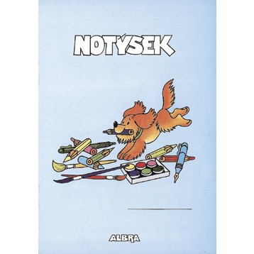 Notýsek se psíkem pro 1. ročník (barevný, ilustrovaný)
