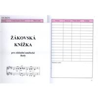 Žákovská knížka pro umělecké školy / 32 str. /