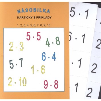 Násobilka malá 1,2,3,4,5,6,7,8,9,10 - 12 karet