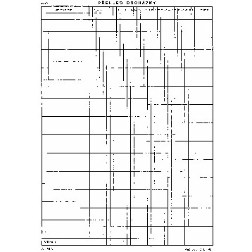 Přehled docházky do Mateřské školy (dvojlist A4)