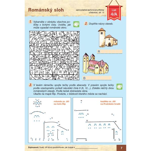 Pracovní listy k učebnici Obrazy ze starších českých dějin - el.jednouživatelská  licence pro žáky (12 měsíců + 6 zdarma)