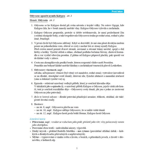 KLÍČ k Literární výchově 8 - el. jednouživatelská licence pro žáky (12 měsíců + 6 zdarma)