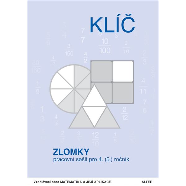 KLÍČ k pracovnímu sešitu ZLOMKY pro 4. (5.) r. - el.jednouživatelská licence pro žáky (12 měsíců + 6 zdarma)