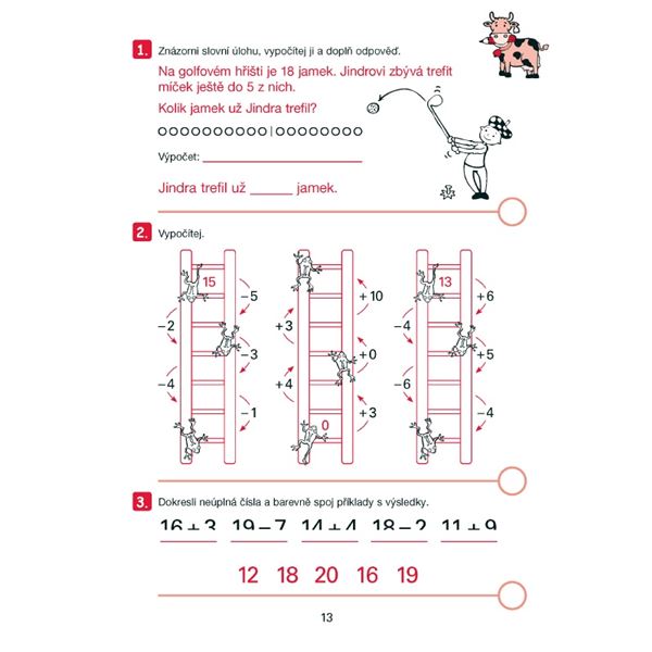Moje počítání 2 -  počítání do 20 bez přechodu
