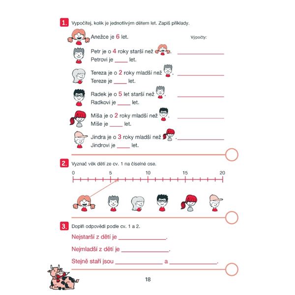 Moje počítání 2 -  počítání do 20 bez přechodu