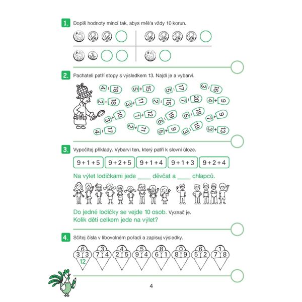 Moje počítání 3 -  počítání do 20 s přechodem přes desítku