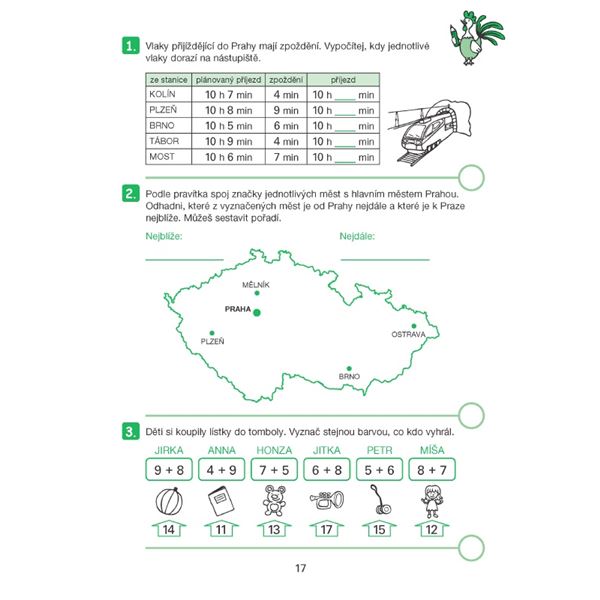 Moje počítání 3 -  počítání do 20 s přechodem přes desítku