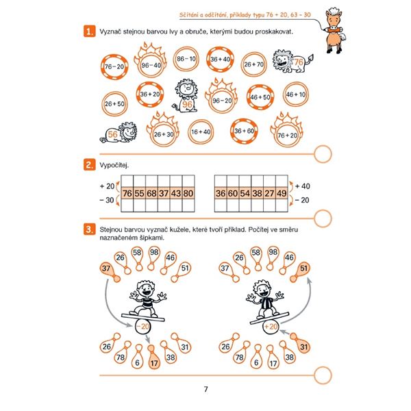 Moje počítání 4 - Počítáme do 100 bez přechodu přes desítku