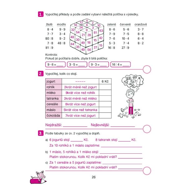 Moje počítání 6 - Násobilka a dělení hrou (2. - 3. ročník)
