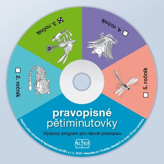 Pravopisné pětiminutovky 3 (CD-ROM) - jednouživatelská verze