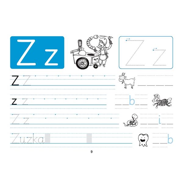 Písanka 1/2 - nevázané písmo