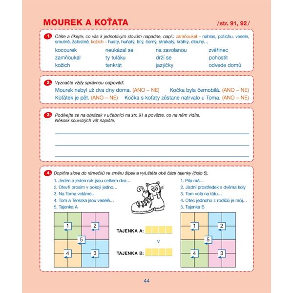 Pracovní sešit k Malému čtenáři