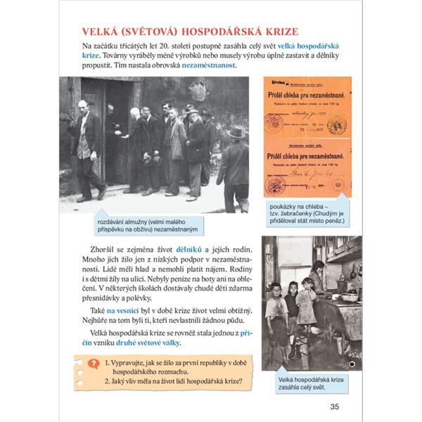 Vlastivěda - Obrazy z novějších českých dějin 5 - učebnice