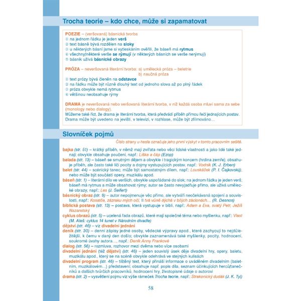 Pracovní sešit k Čítance 5 - jednodílný