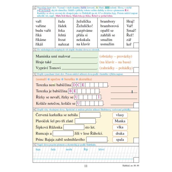 Pracovní sešit ke Slabikáři - 2.díl