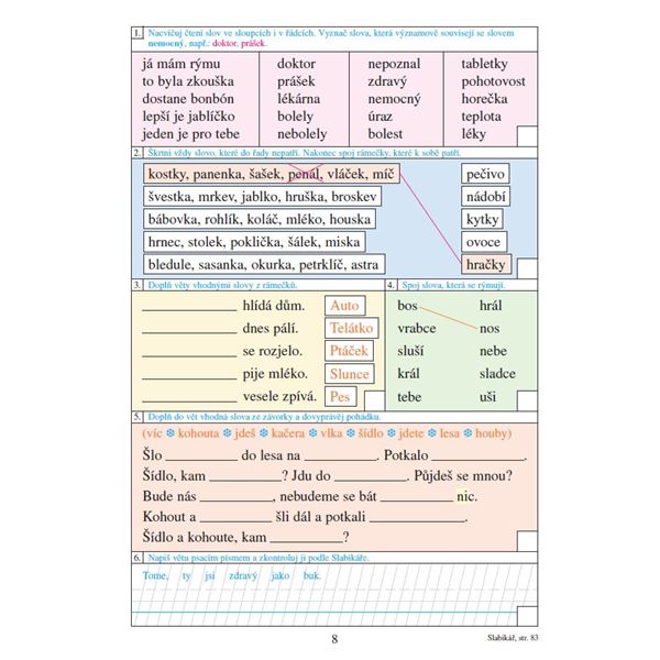 Pracovní sešit ke Slabikáři - 2.díl