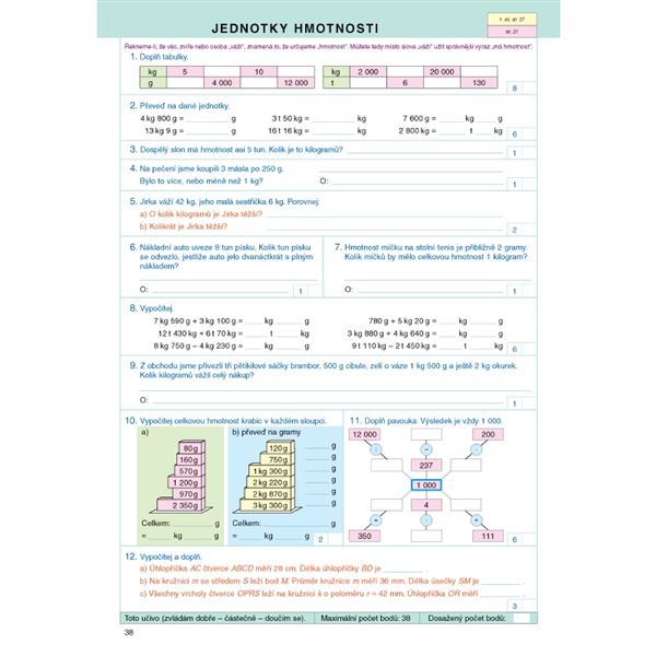 Pracovní sešit k Matematice 5 - 1. díl