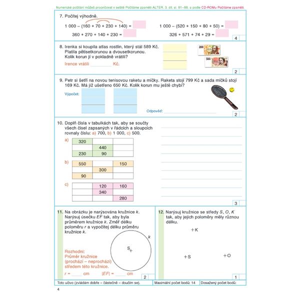 Pracovní sešit k Matematice 3 - 2. díl