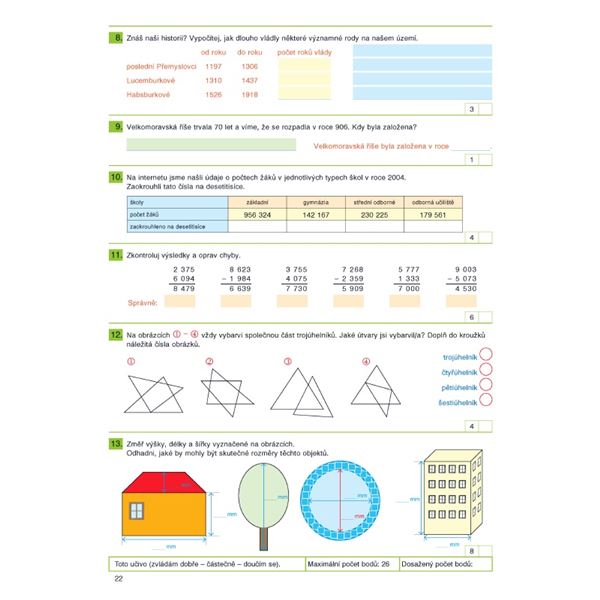 Pracovní sešit k Matematice 4 - 1.díl
