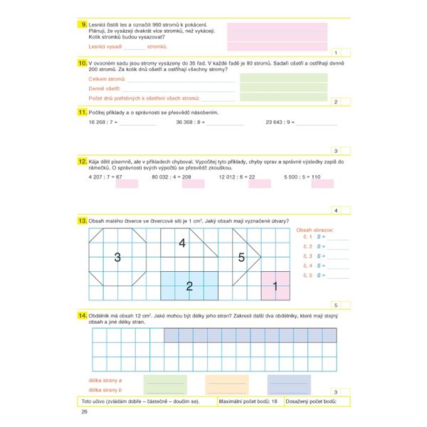 Pracovní sešit k Matematice 4 - 2. díl - nové vydání