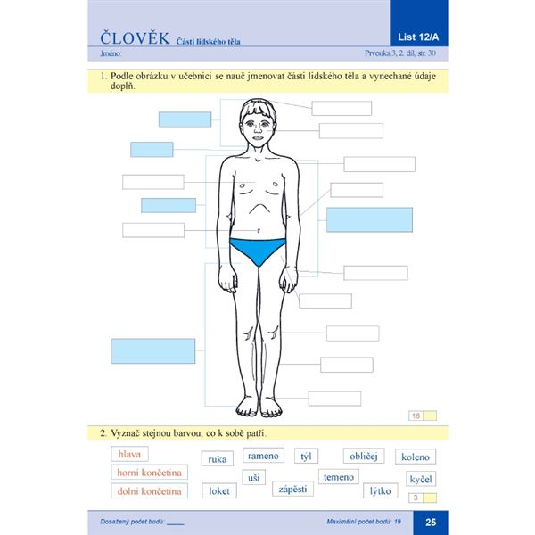 Pracovní listy k učebnici Prvouce 3 - 2. díl