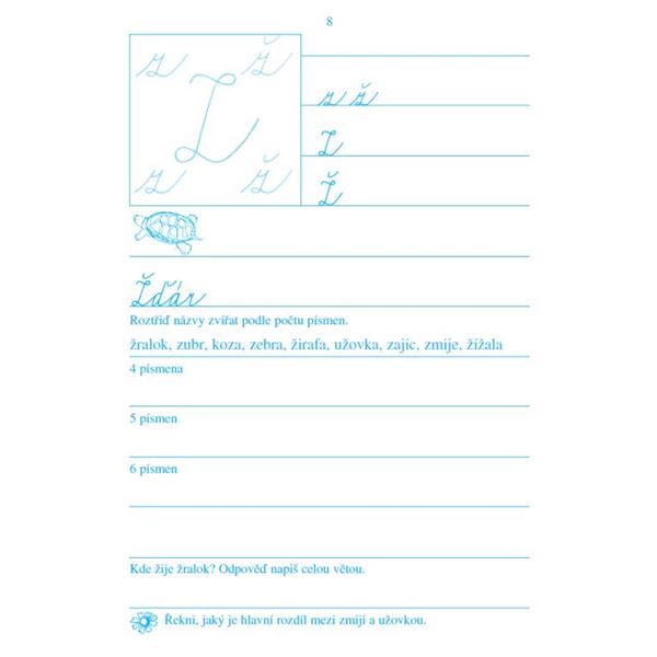 Psaní pro 3. ročník – 1. sešit („z“ s kličkou)