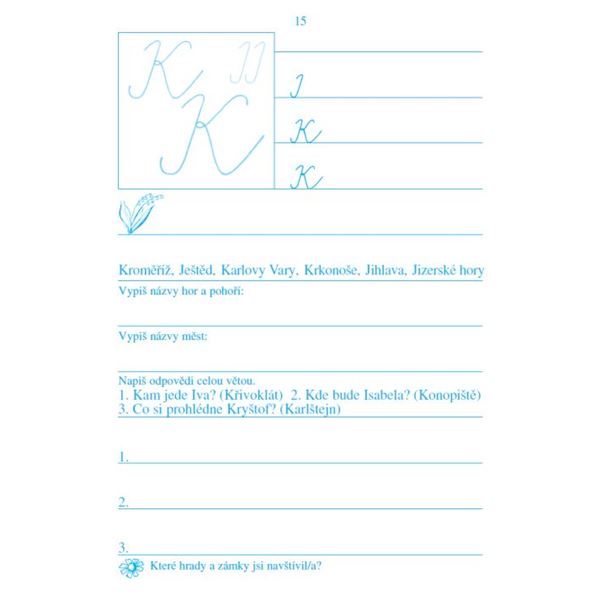 Psaní pro 3. ročník – 1. sešit („z“ s kličkou)
