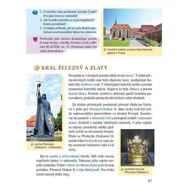 Vlastivěda Obrazy ze starších českých dějin - učebnice