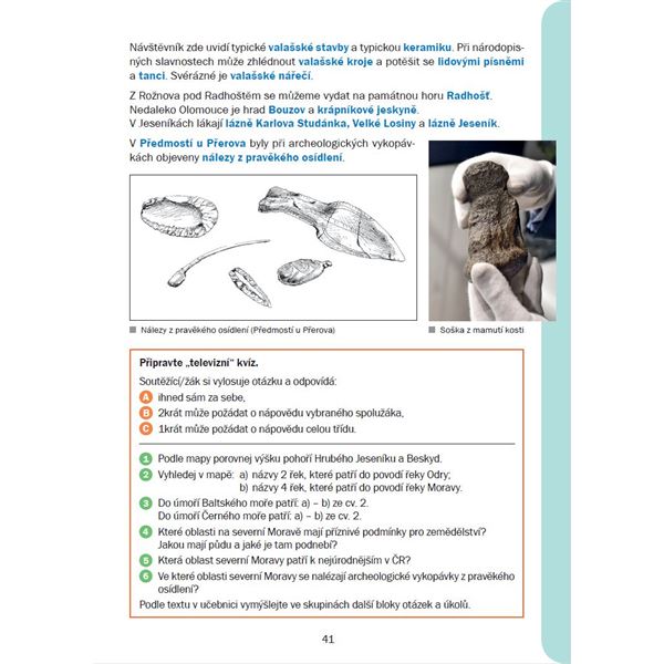 Vlastivěda - Putování po ČR - učebnice