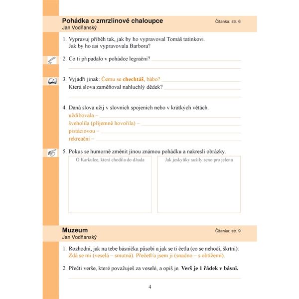 Pracovní sešit k Čítance 3/1 - upravené vydání