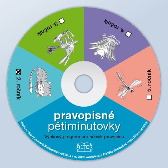 Pravopisné pětiminutovky 2 (CD-ROM) - multilicence