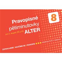 Pravopisné pětiminutovky 8 pro 2. stupeň ZŠ a VG - elektronická učebnice (1 rok)