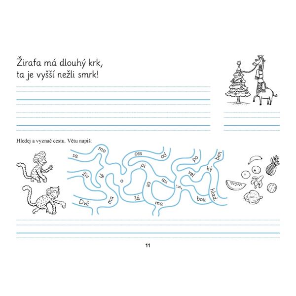 Písanka 1/3 - nevázané písmo - elektronická učebnice (1 rok)