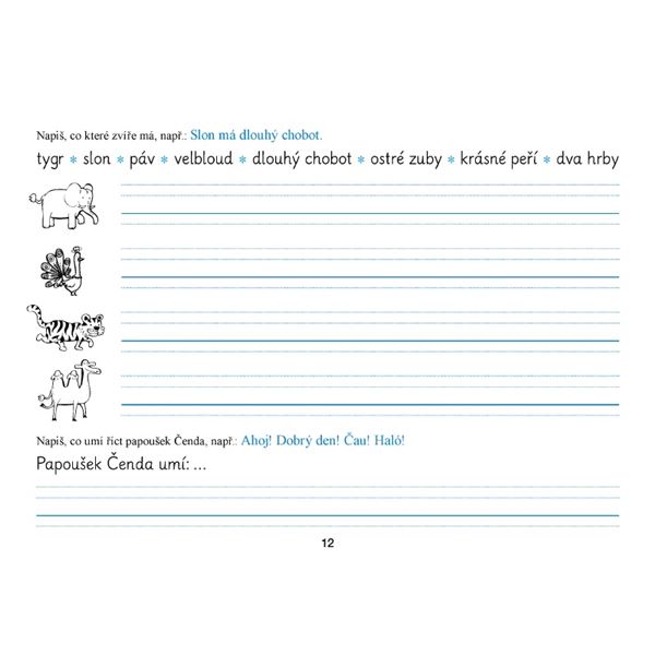 Písanka 1/3 - nevázané písmo - elektronická učebnice (1 rok)