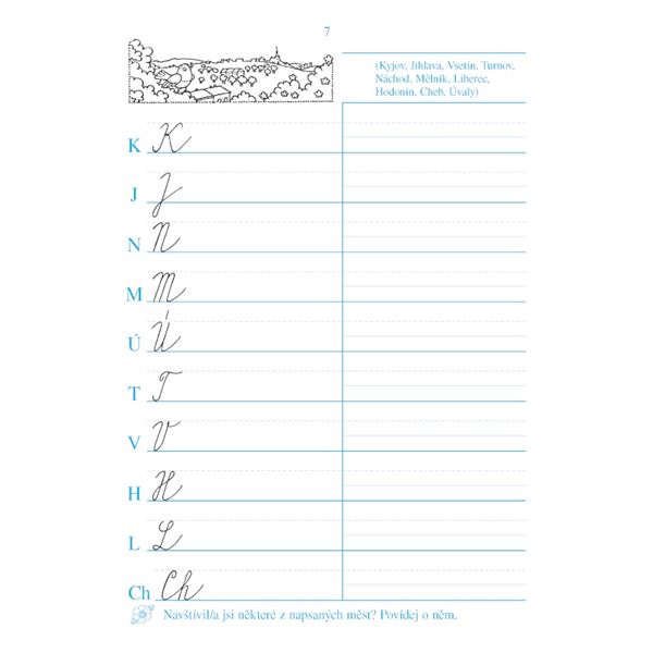 Psaní a mluvnická cvičení 2.r. - sešit 1 - elektronická  učebnice (1 rok)