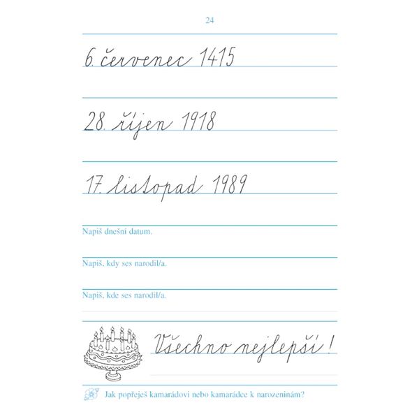 Psaní a mluvnická cvičení 2.r. - sešit 1 - elektronická  učebnice (1 rok)