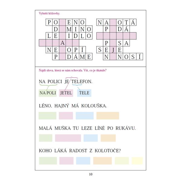 Pracovní sešit - Rozšiřující texty ke Slabikáři - elektronická učebnice (1 rok)