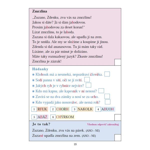 Pracovní sešit - Rozšiřující texty ke Slabikáři - elektronická učebnice (1 rok)