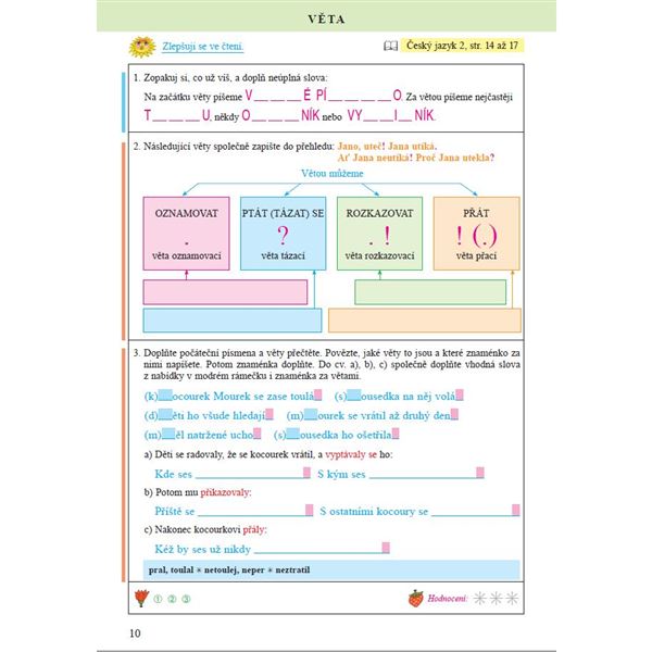 Pracovní sešit k Českému jazyku 2/1 - elektronická učebnice (1 rok)