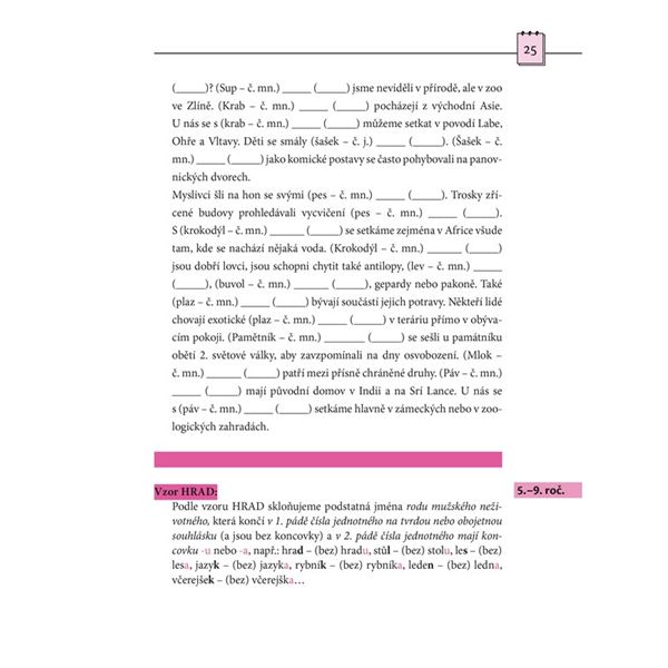 Podstatná a přídavná jmén, zájmena Expres - Určování jmena a jejich pravopis po krůčcích EDIKA