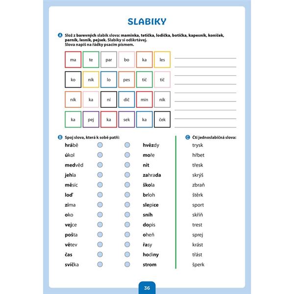Procvičujeme čtení a psaní (Nejen pro dyslektiky a dysgrafiky) EDIKA