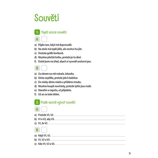 Krátká cvičení z českého jazyka pro 4. a 5. třídu ZŠ