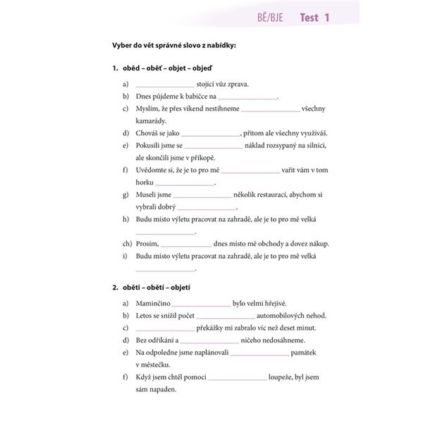 Bě, pě, vě, mě Desetiminutovky